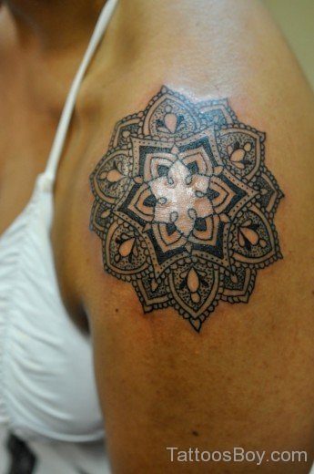 Mandala Tattoo Design On Shoulder-TB130