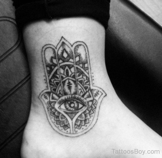 Mandala Tattoo On Ankle