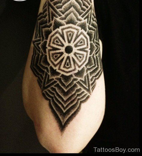 Mandala Tattoo On Arm-TB132