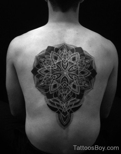 Mandala Tattoo On Back 1-TB141