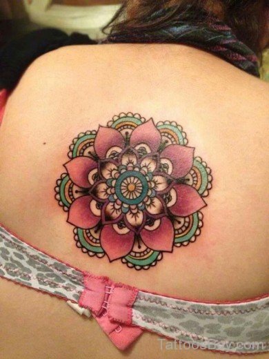 Colored Mandala Tattoo 