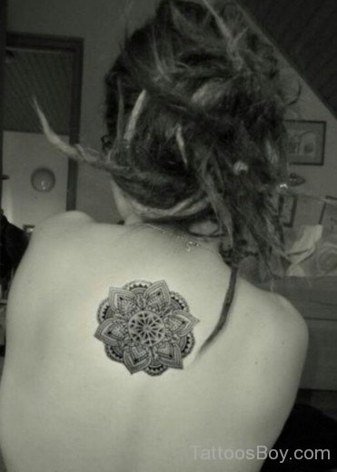 Mandala Tattoo On Back 58-TB1074