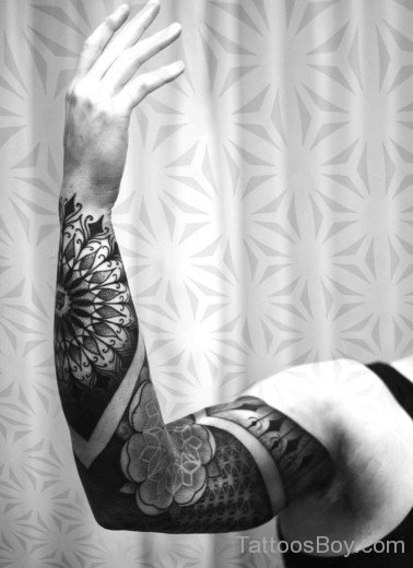 Mandala Tattoo On Full Sleeve-TB1080