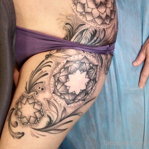 Mandala Tattoo On Shoulder 14-TB150