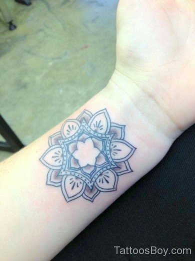 Mandala Tattoo On Wrist 14-TB152
