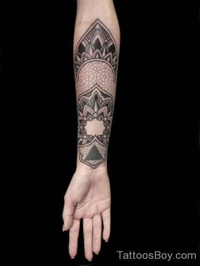 Mandala Tattoo On Wrist-TB153