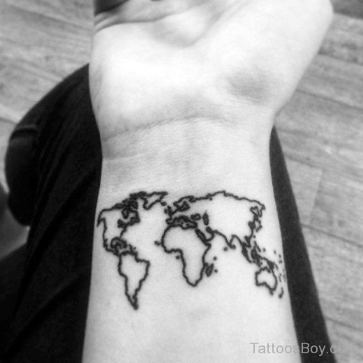 Map Tattoo-TB1059