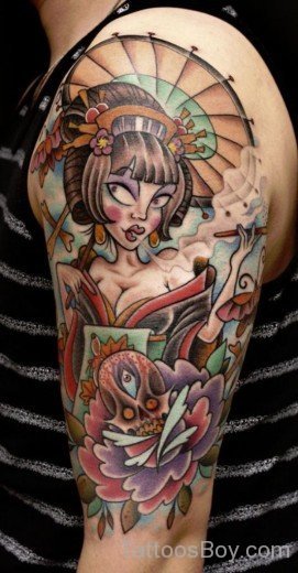 Nice Half Sleeve Tattoo-Tb1121