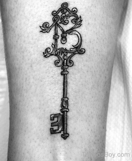 Beautiful   Key Tattoo-TB1130