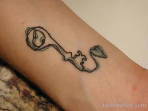 Awesome Outline  Key Tattoo-TB1133