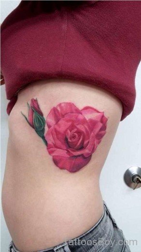 Pink Rose Tattoo-TB0124