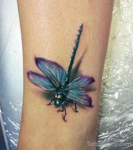 Pretty Dragonfly Tattoo-Tb1281