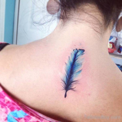 Pretty Feather Tattoo