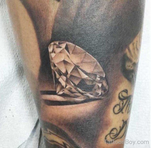 Realistic Diamond Tattoo Design-TB1124
