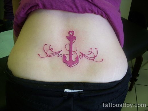 Red Anchor Tattoo-TB166