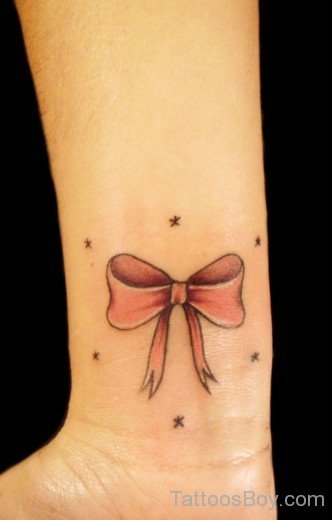 Red Bow Tattoo-TB1071