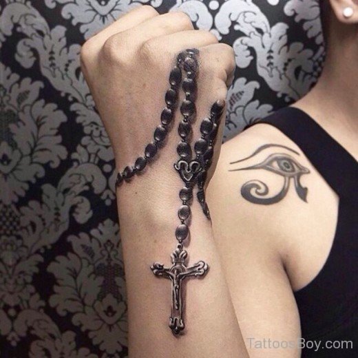 Rosary Tattoo-TB166