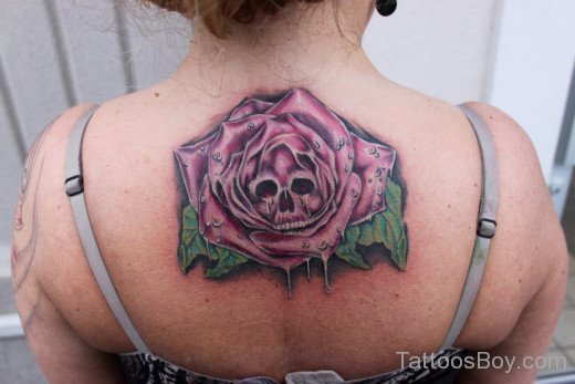 Rose And Skull Tattoo-TB137