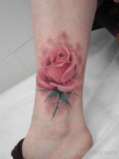 Pink Rose Tattoo