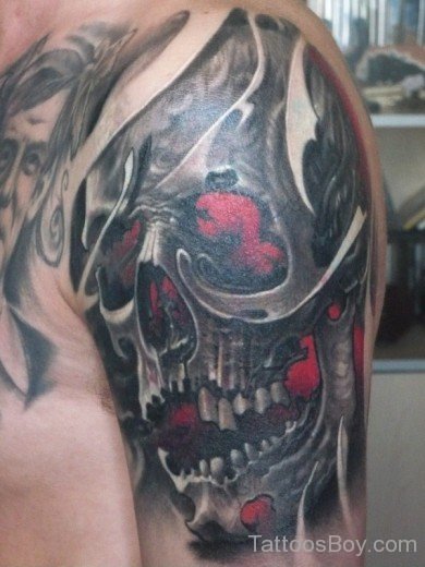Scary  Skull Tattoo-TB1222