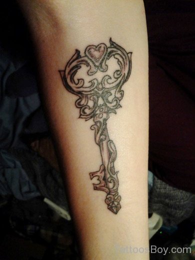 Skeleton Key Tattoo-TB1148