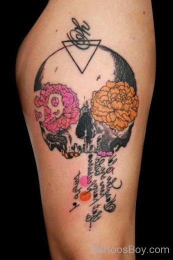 Skull Head Tattoo-TB1224