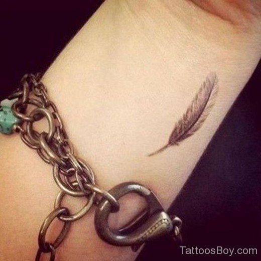 Small Feather Tattoo-TB1092