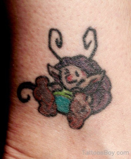 Small Leprechaun Tattoo On Wrist-TB12107