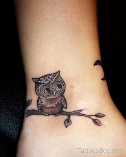 Small Owl Tattoo-TB0130