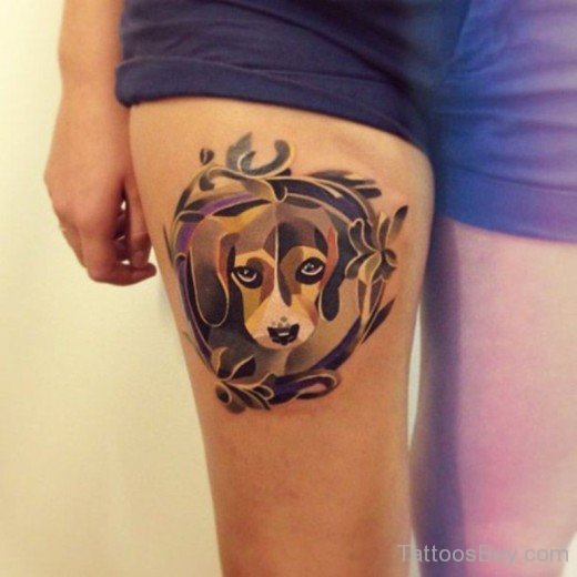 Stunning Dog Tattoo 