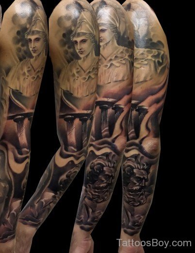 Beautiful Full Sleeve Tattoo-TB170