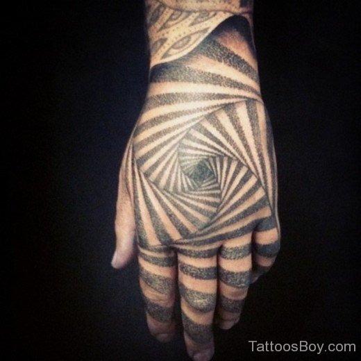 Stylish Hand Tattoo