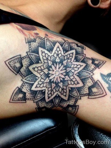 Stylish Mandala Tattoo-TB1097