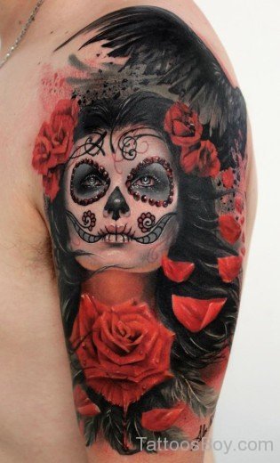 Sugar Skull Tattoo-TB170