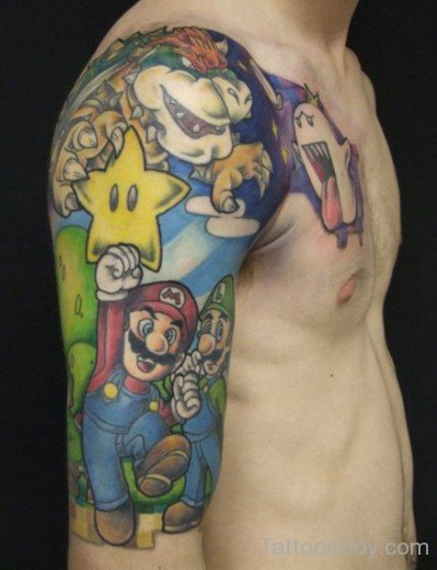 Super Mario Tattoo-Tb1142
