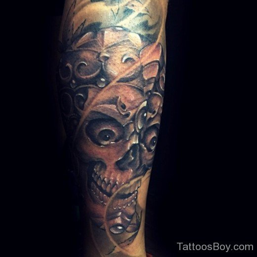 Tibetan Skull Tattoo