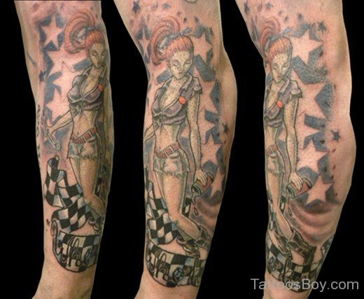 Traditional Full Sleeve Tattoo-TB186