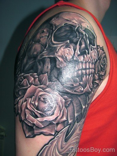 Traditional Skull Tattoo-TB171