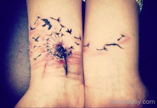 Tree And Birds Tattoo-TB1086