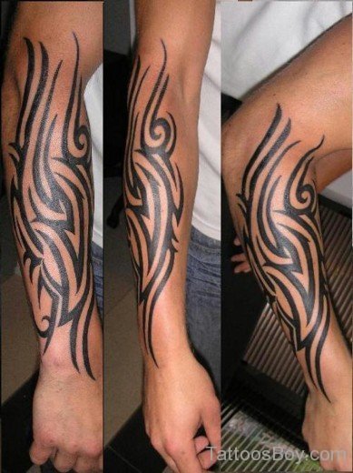 Tribal Flame Tattoo-TB1103
