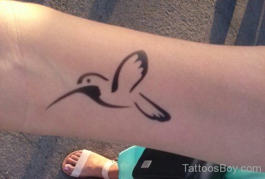 Tribal Hummingbird Tattoo 14-TB1151