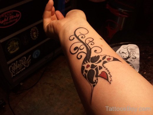 Tribal Hummingbird Tattoo On Wrist-TB1154