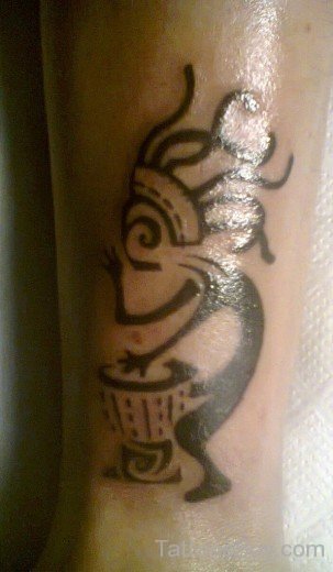 Tribal Kokopelli Tattoo-TB173