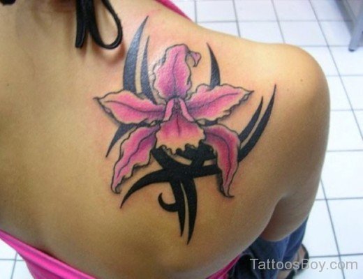 Tribal Lily Tattoo