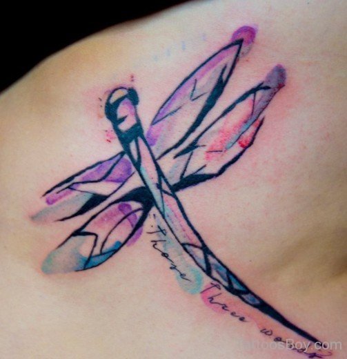Unique Dragonfly Tattoo Design-Tb1293