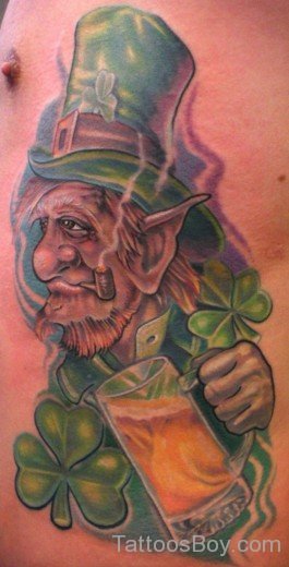 Unique Leprechaun Tattoo-TB12112