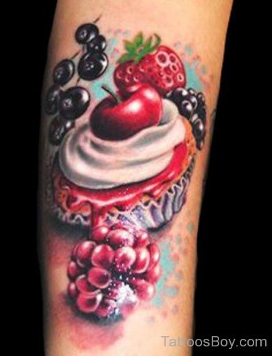 Watercolor Fruit Tattoo-TB137