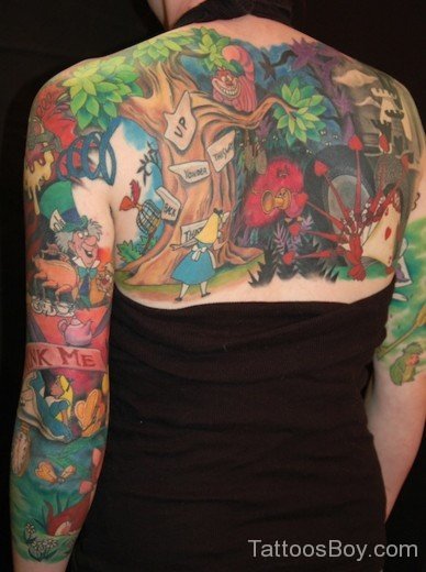 Wonderful Back Tattoo-Tb1145
