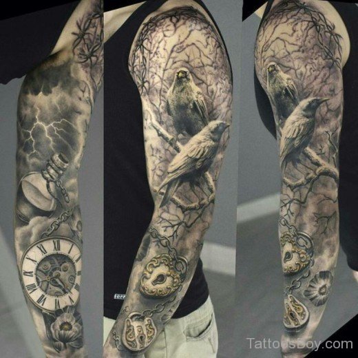 Wonderful Full Sleeve Tattoo-TB1096