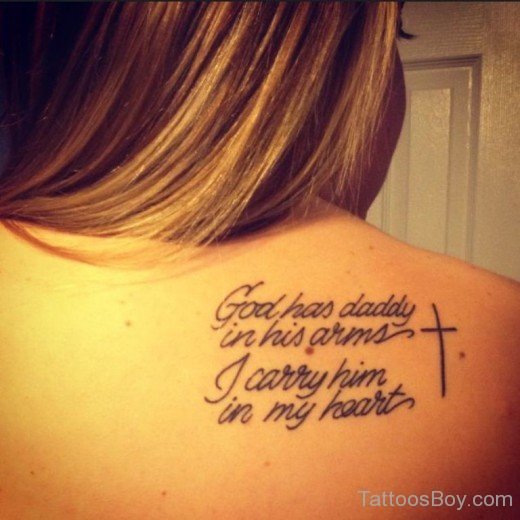 Nice Wording Tattoo 